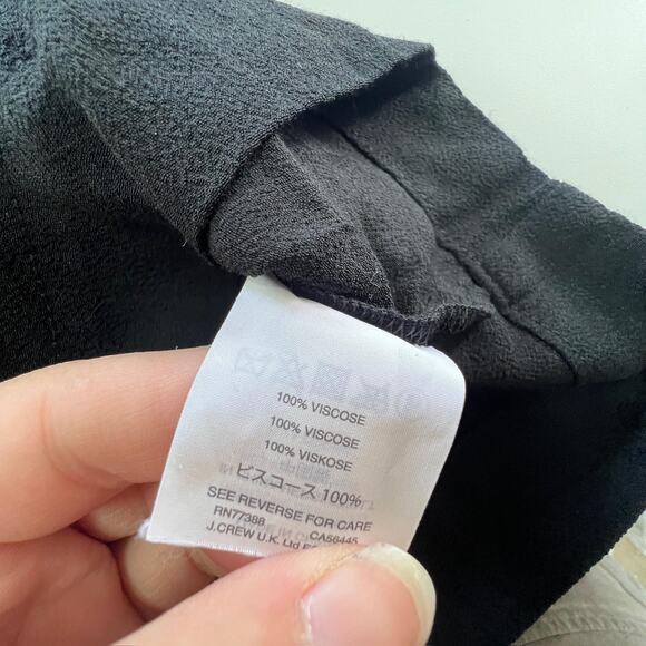 Madewell Dress Womens XXS Black Sleeveless Button Front Mini Tank Shift - Picture 4 of 8